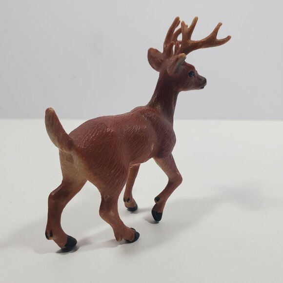 1998 Safari Ltd Stag And Doe Deer Lot Vintage Figures - Picture 13 of 16